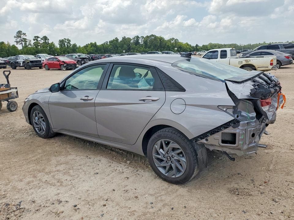 2025 HYUNDAI ELANTRA HYBRID BLUE BLUE 2