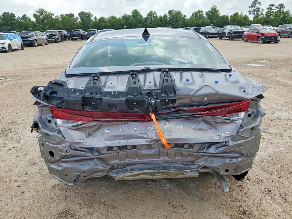 2025 HYUNDAI ELANTRA HYBRID BLUE BLUE 6