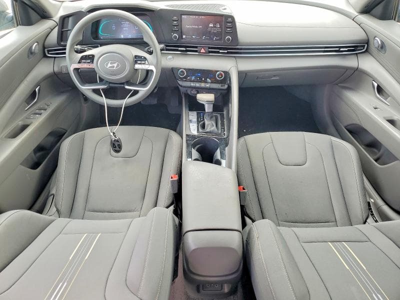 2025 HYUNDAI ELANTRA HYBRID BLUE BLUE 8
