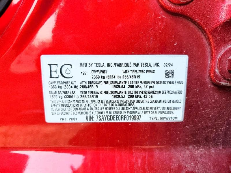 2024 TESLA MODEL Y 12