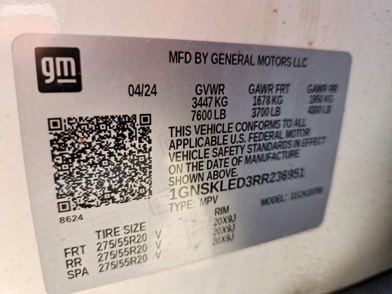 2024 CHEVROLET TAHOE K1500 K1500 14