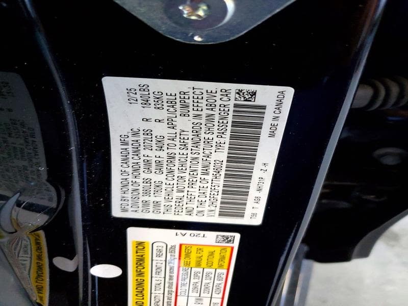 2026 HONDA CIVIC SPORT 12