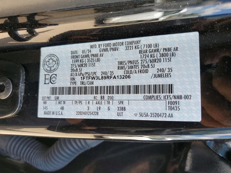 2024 FORD F150 XLT 13