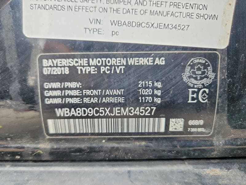 2018 BMW 330 XI 12