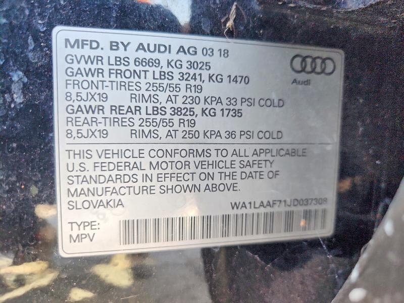 2018 AUDI Q7 PREMIUM PLUS 14