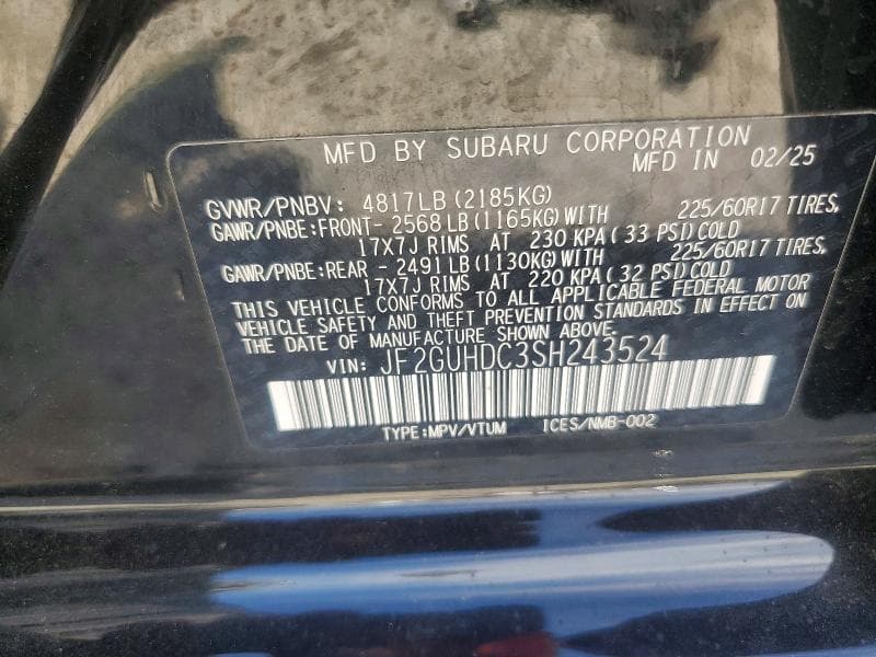 2025 SUBARU CROSSTREK PREMIUM 13