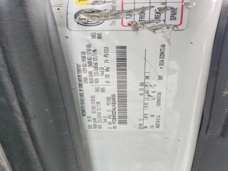 2020 FORD TRANSIT T-350 13