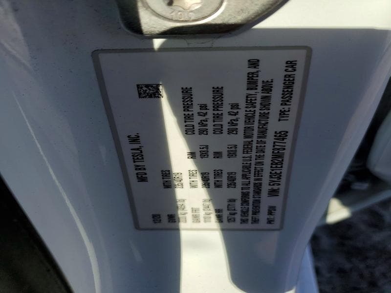 2021 TESLA MODEL 3 12