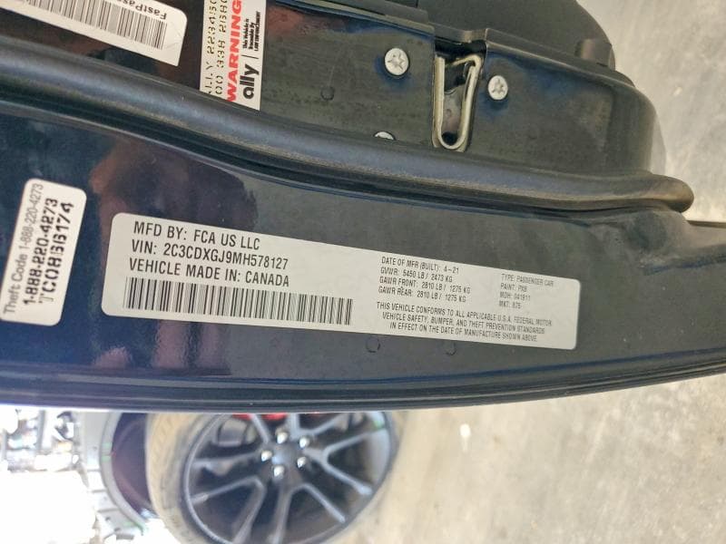 2021 DODGE CHARGER SCAT PACK 12