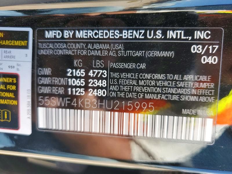 2017 MERCEDES-BENZ C 300 4MATIC 12