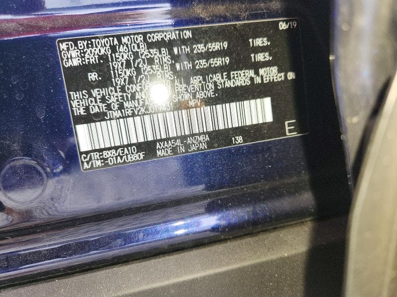 2019 TOYOTA RAV4 XLE PREMIUM XLE PREMIUM 13