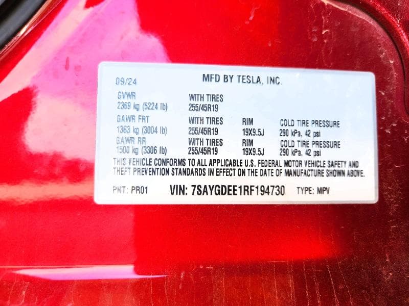 2024 TESLA MODEL Y 14