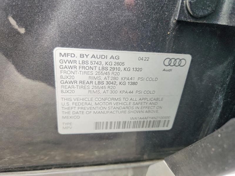2022 AUDI SQ5 PREMIUM 13