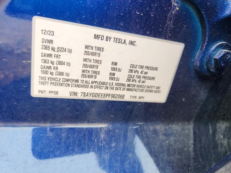 2023 TESLA MODEL Y 13