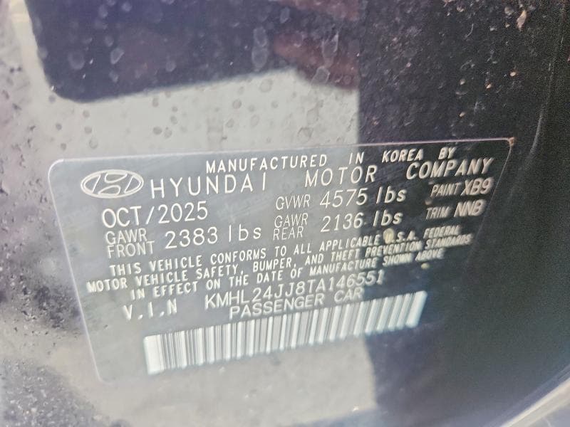 2026 HYUNDAI SONATA HYBRID BLUE 12