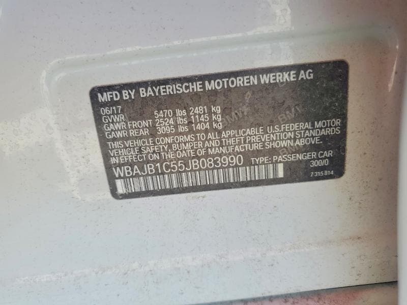 2018 BMW 530XE 12