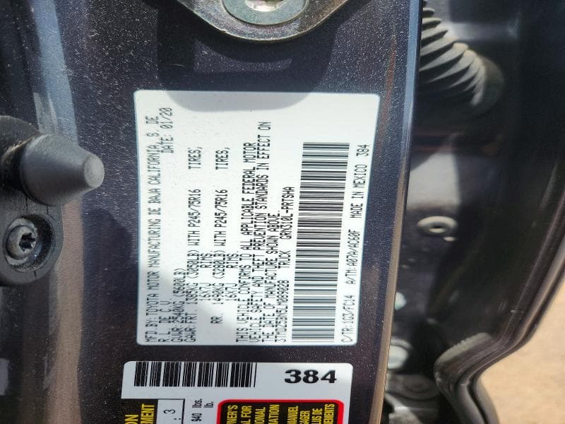 2020 TOYOTA TACOMA SR5 V6 12