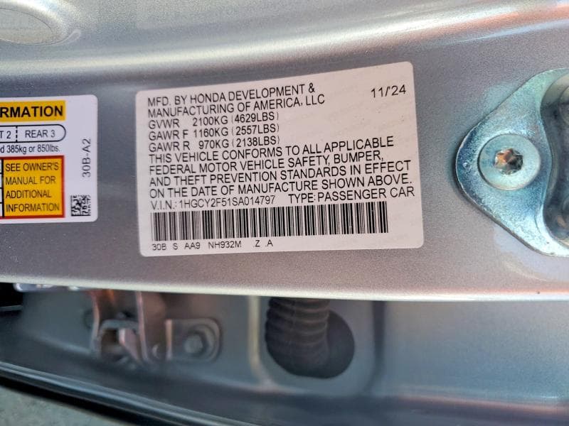 2025 HONDA ACCORD HYBRID SPORT 12