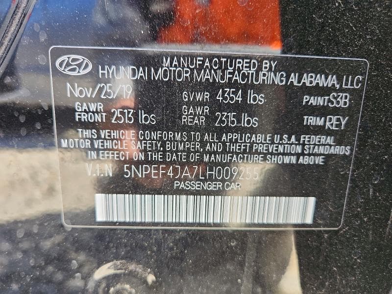 2020 HYUNDAI SONATA SEL 12