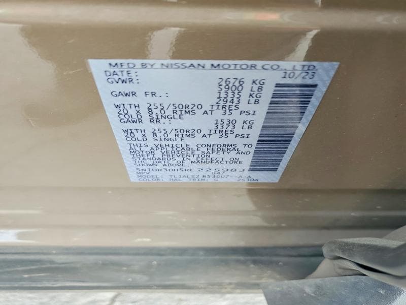 2024 NISSAN PATHFINDER PLATINUM 13