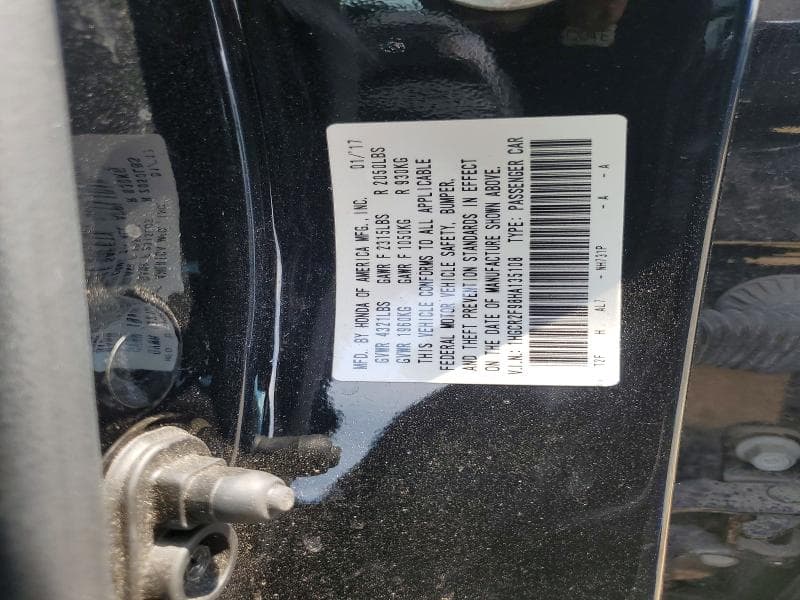 2017 HONDA ACCORD EXL EXL 13