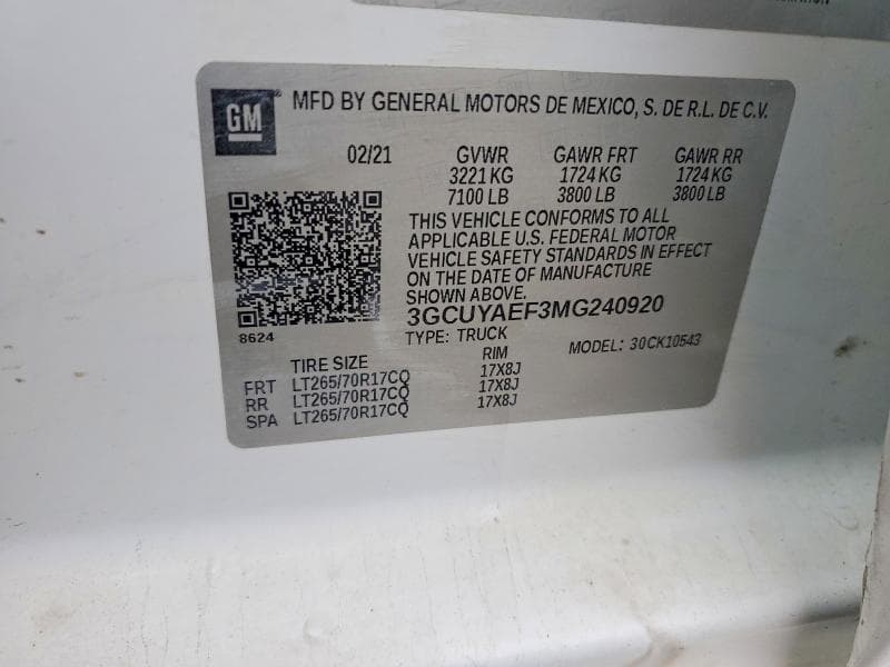 2021 CHEVROLET ALL Models C1500 HEAVY DUTY 12