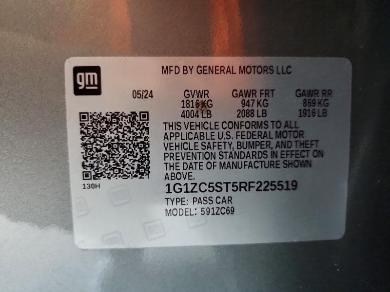 2024 CHEVROLET MALIBU LS 12