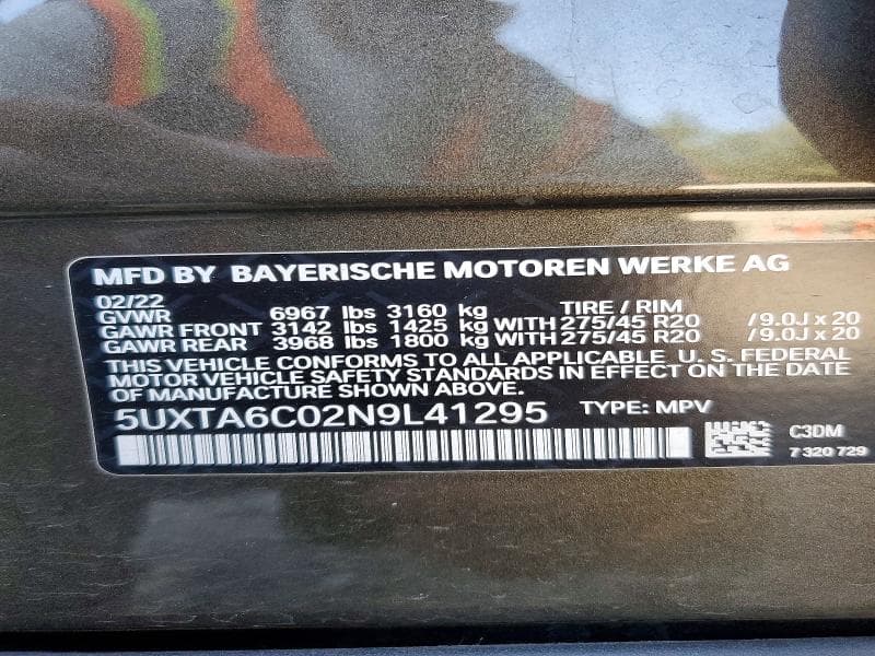 2022 BMW X5 XDRIVE45E 13