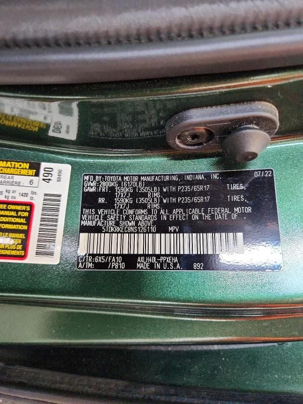 2022 TOYOTA SIENNA LE 13