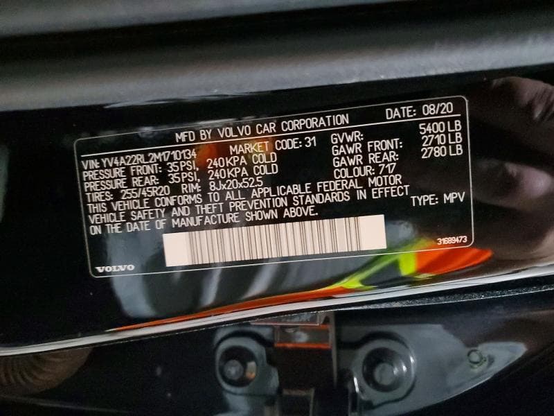 2021 VOLVO XC60 T6 INSCRIPTION 14