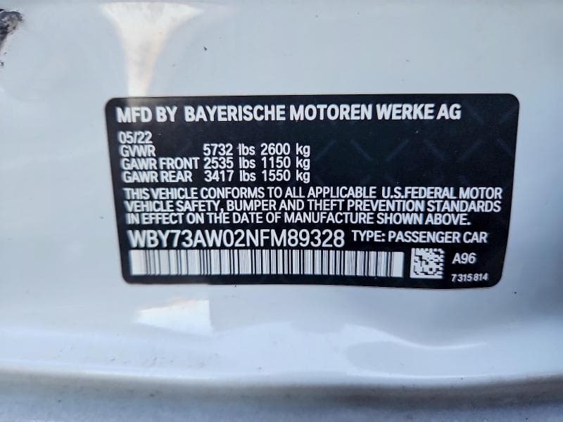 2022 BMW I4 EDRIVE 40 13