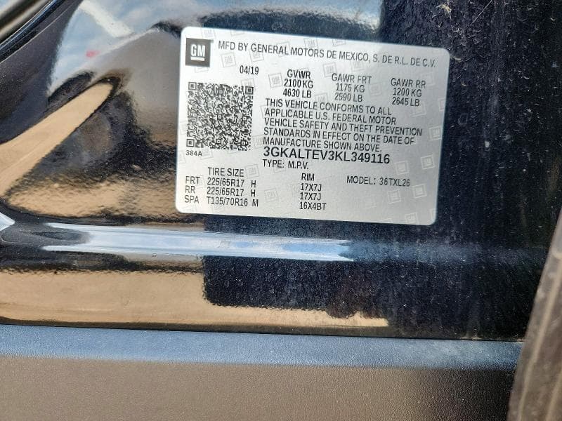 2019 GMC TERRAIN SLE 13