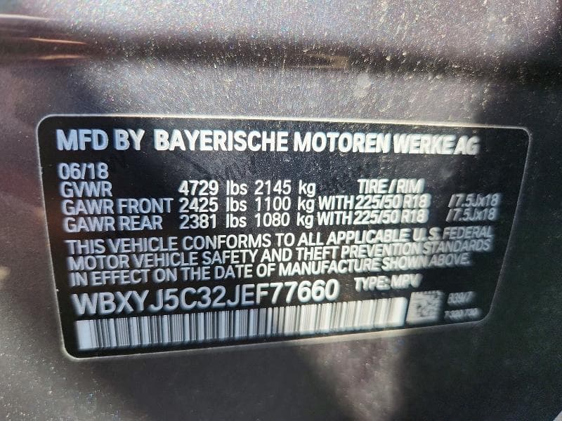 2018 BMW X2 XDRIVE28I 12