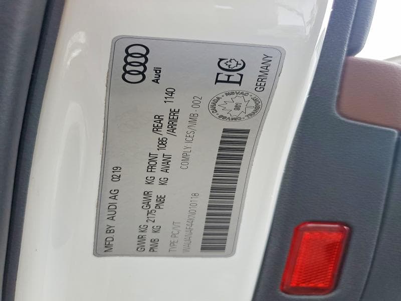 2019 AUDI A4 KOMFORT 12