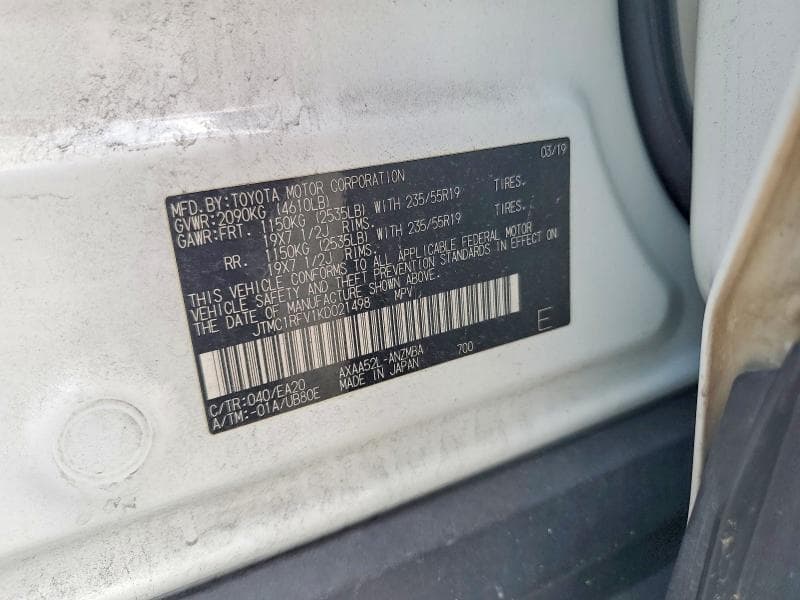 2019 TOYOTA RAV4 XLE PREMIUM 13