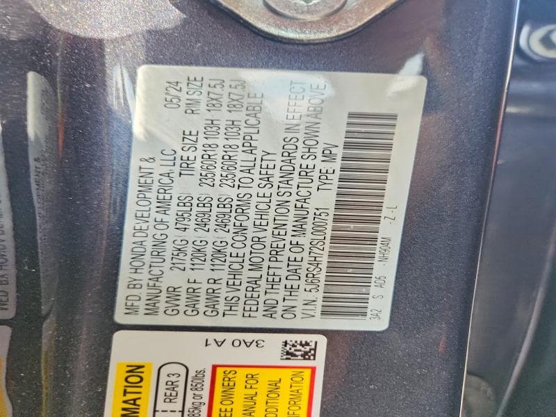 2025 HONDA CR-V EXL EXL 13