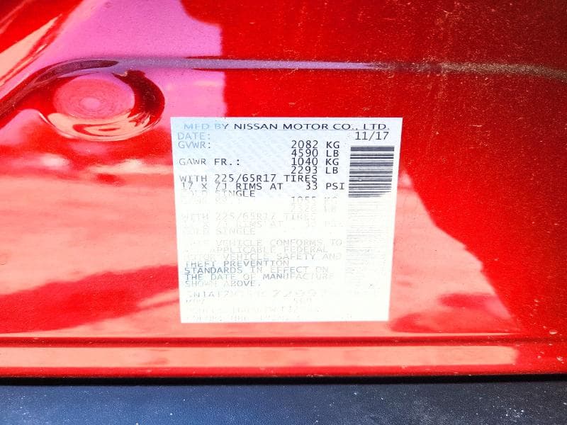 2018 NISSAN ROGUE SV 12