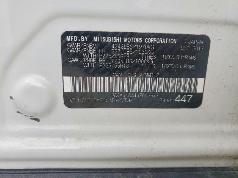 2018 MITSUBISHI RVR SE LIMITED 13