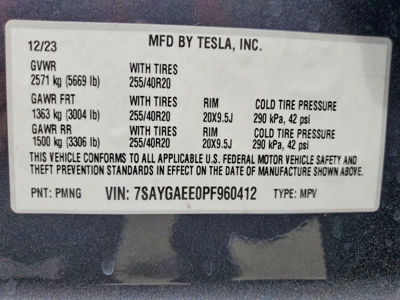 2023 TESLA MODEL Y 13