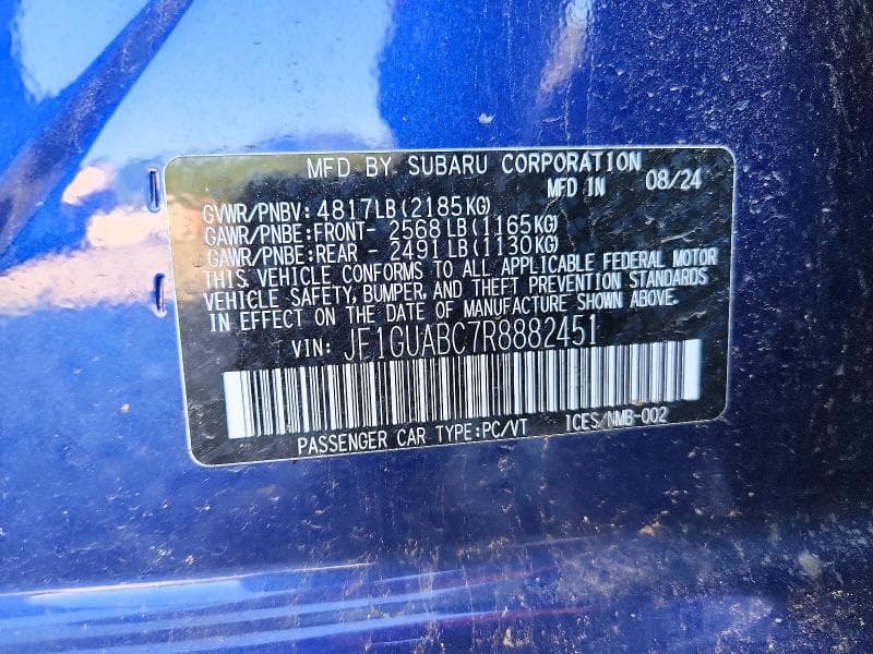 2024 SUBARU IMPREZA 13