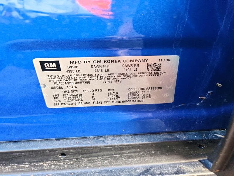 2017 BUICK ENCORE PREFERRED 13