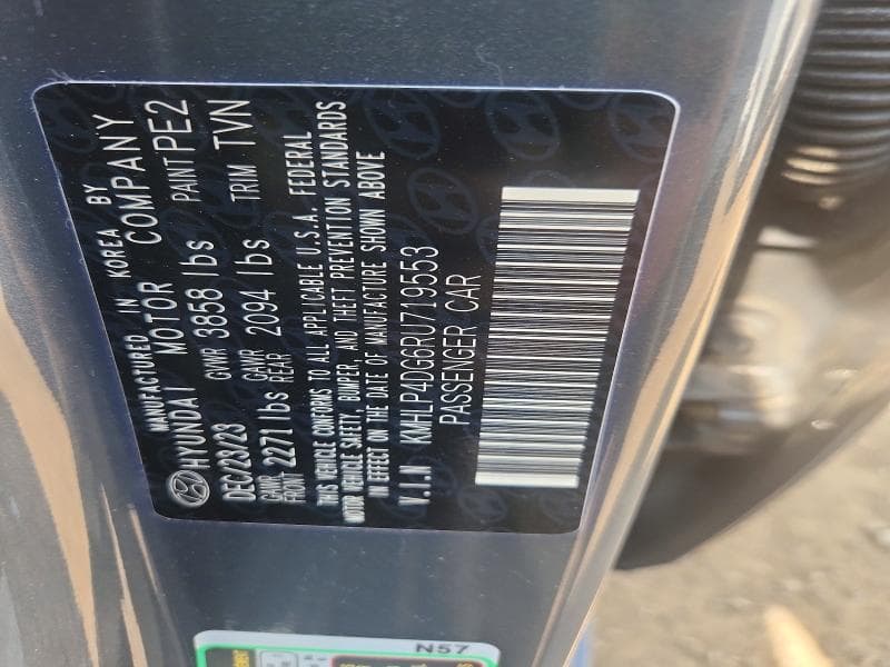 2024 HYUNDAI ELANTRA LIMITED 13