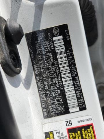 2019 TOYOTA CAMRY XLE V6 XLE V6 12