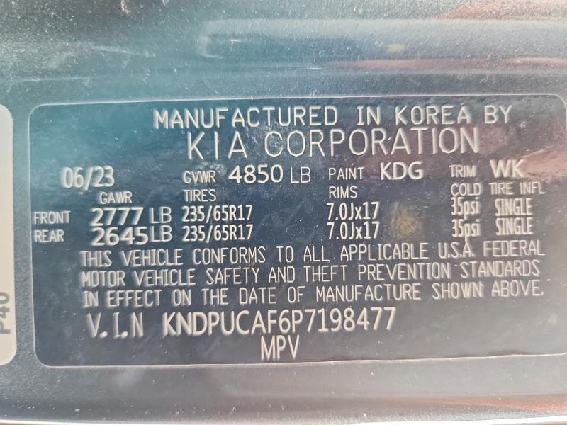 2023 KIA SPORTAGE LX 13