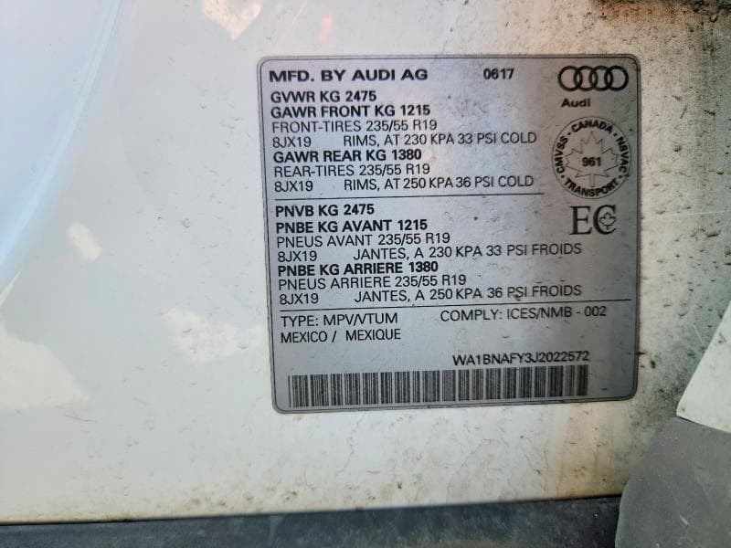 2018 AUDI Q5 PREMIUM PLUS 13