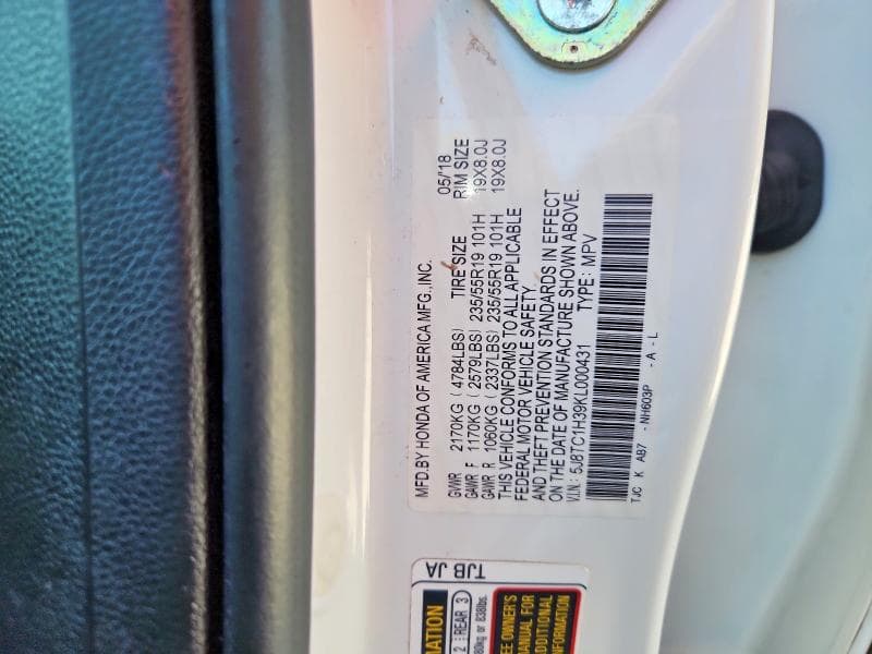 2019 ACURA RDX 12