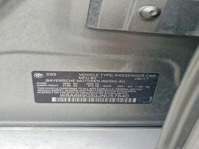 2018 BMW 330 I 12
