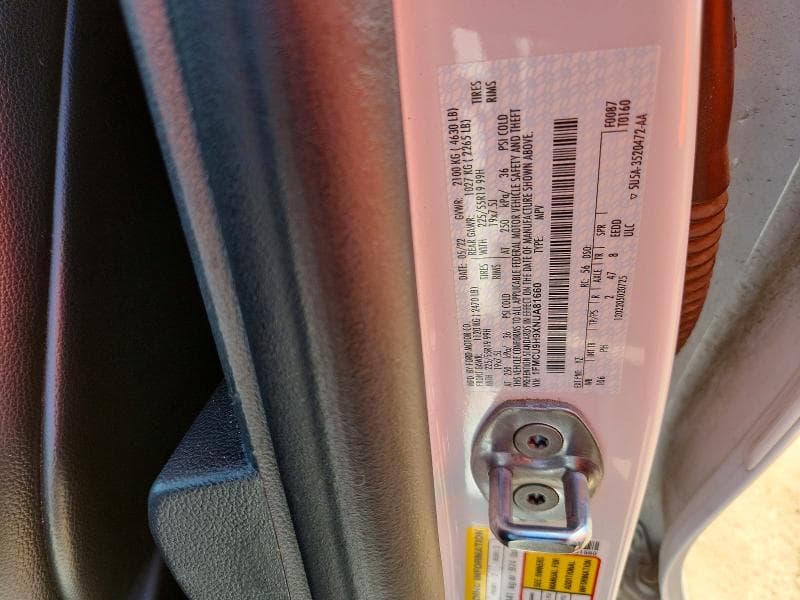 2022 FORD ESCAPE SEL SEL 12