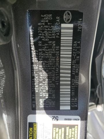 2024 TOYOTA CAMRY SE NIGHT SHADE 12