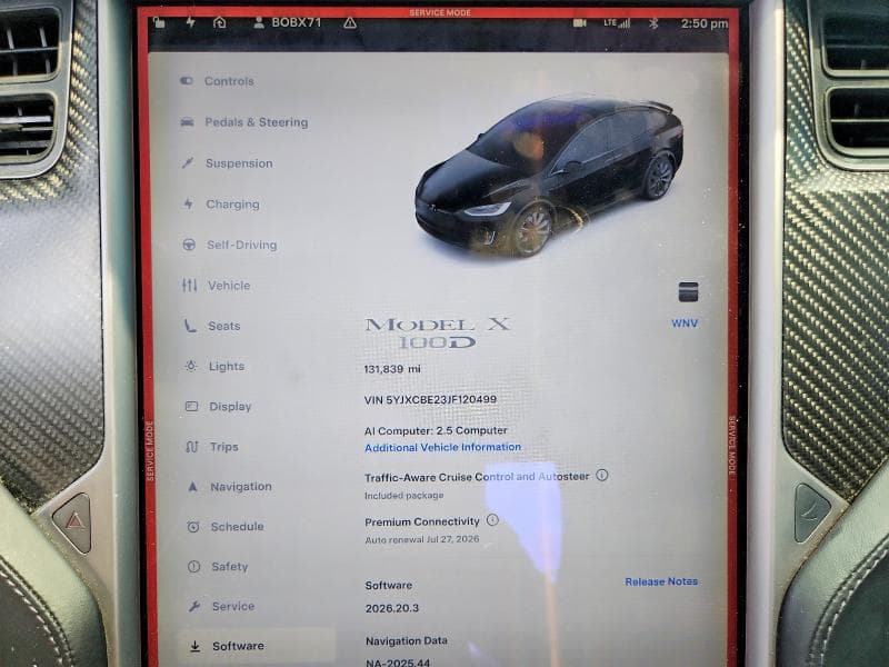 2018 TESLA MODEL X 9